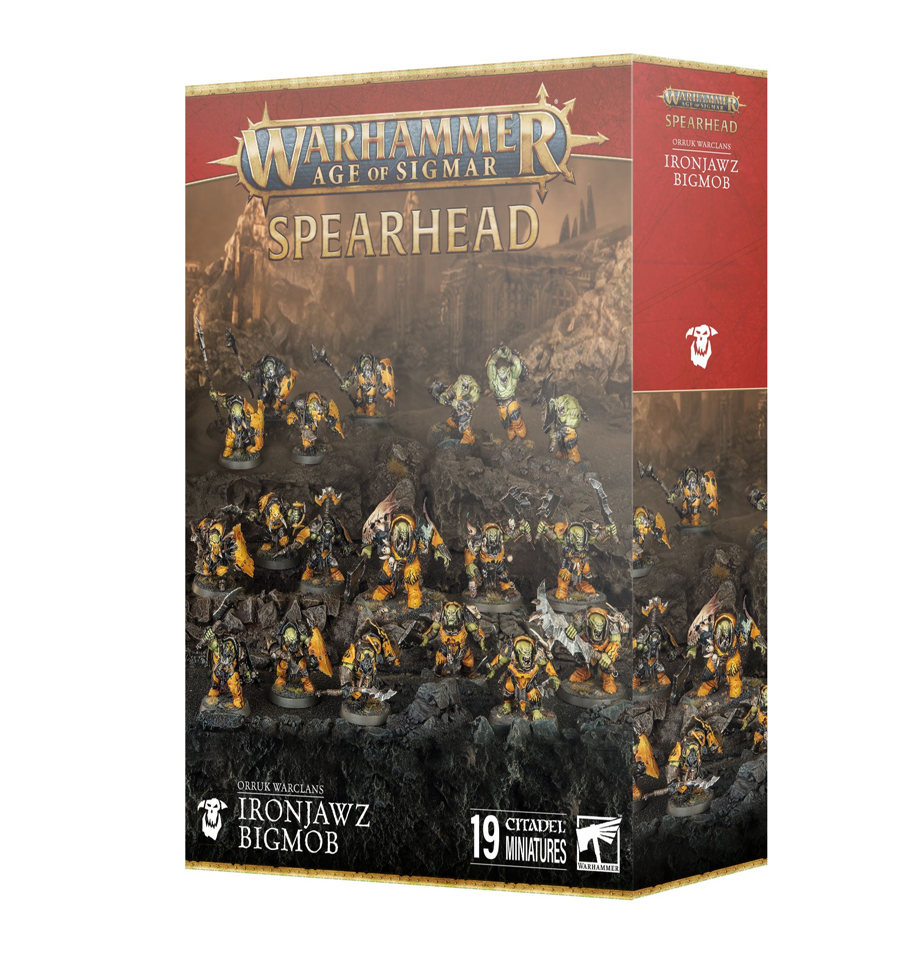 SPEARHEAD:ORRUK WARCLANS IRONJAWZ BIGMOB - Mighty Melee Games