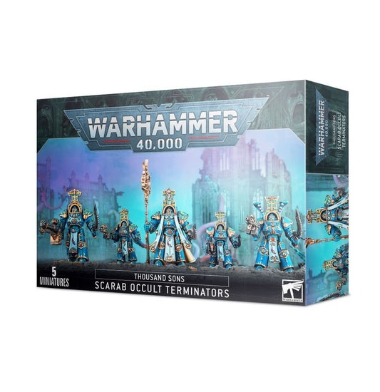 THOUSAND SONS: SCARAB OCCULT TERMINATORS - Mighty Melee Games