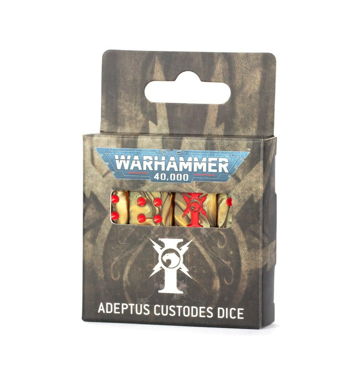 WARHAMMER 40000: ADEPTUS CUSTODES DICE - Mighty Melee Games