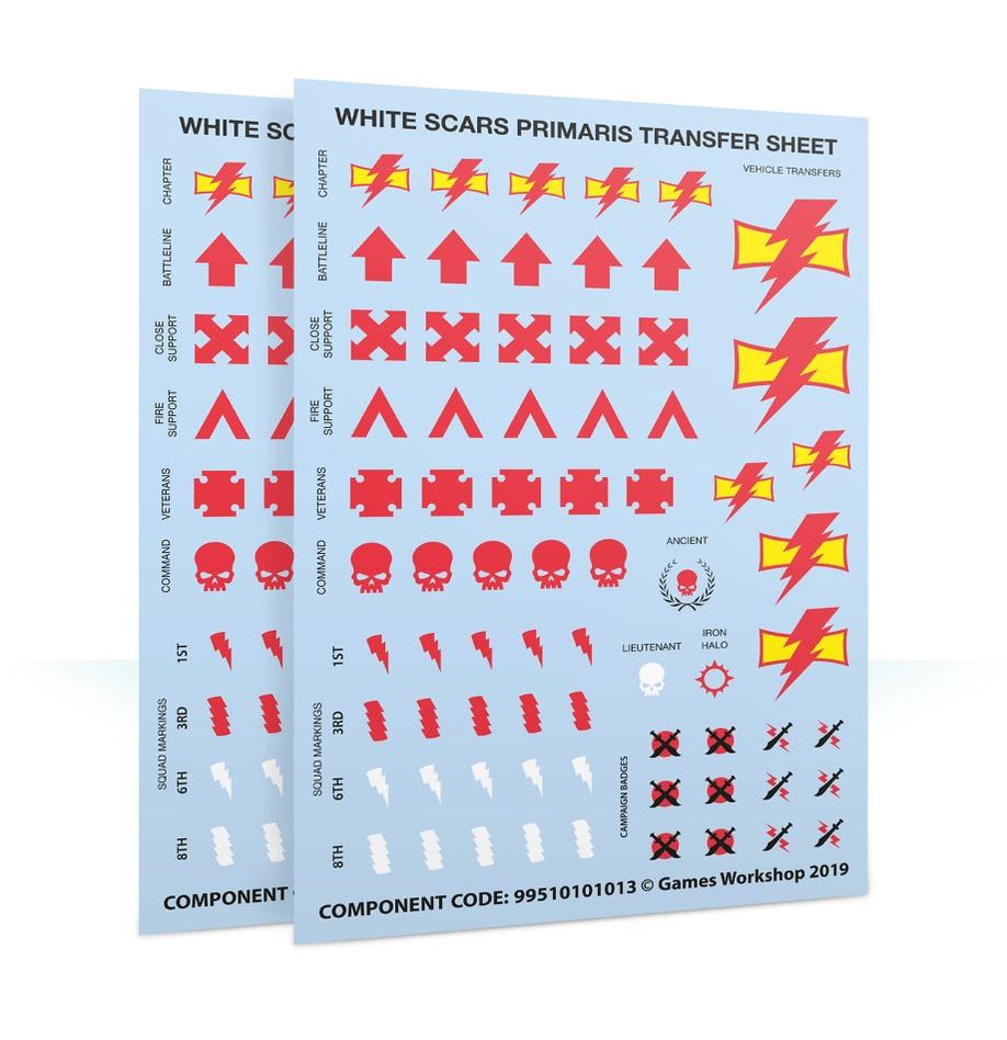 WHITE SCARS: PRIMARIS UPGRADES/TRANSFERS - Mighty Melee Games