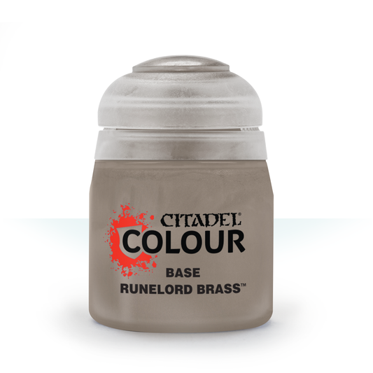 BASE: RUNELORD BRASS (12ML) - Mighty Melee Games