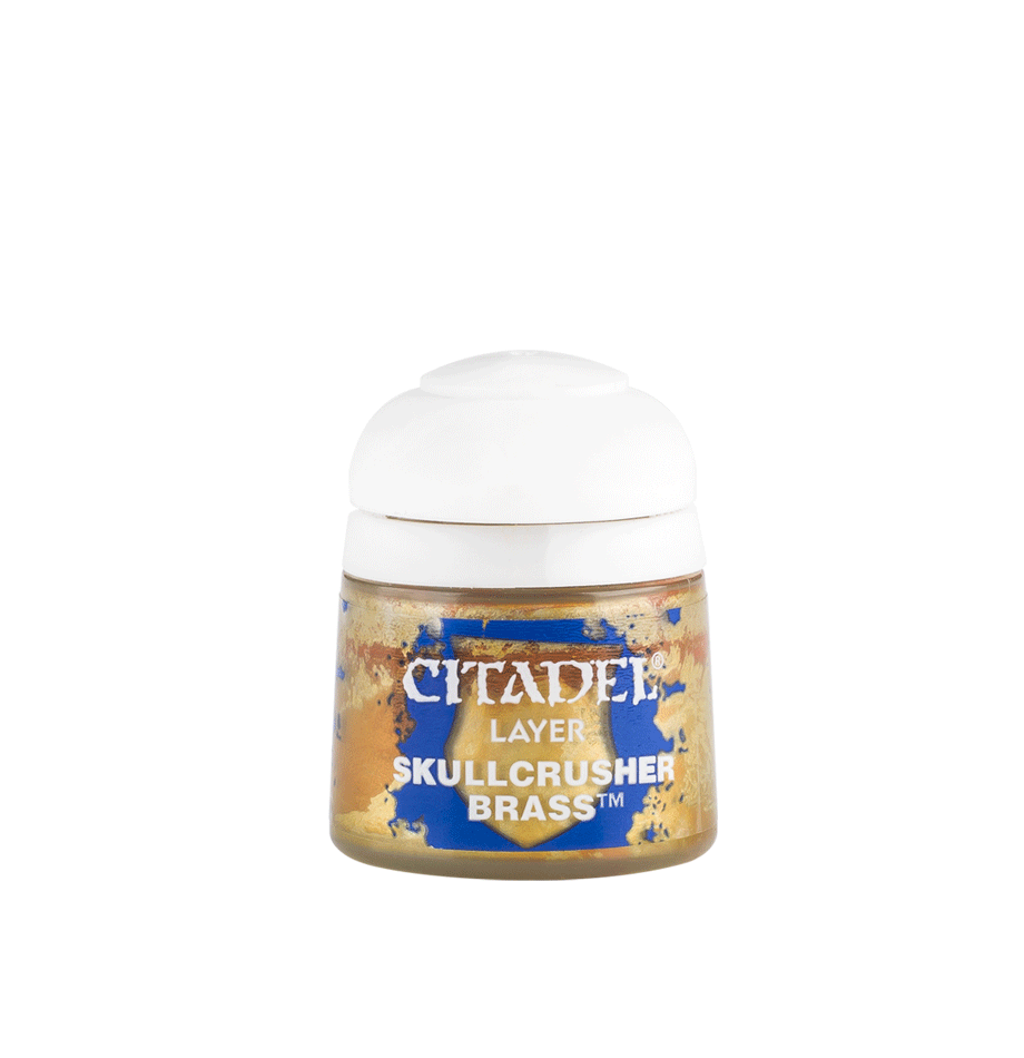 LAYER:SKULLCRUSHER BRASS (12ML) - Mighty Melee Games