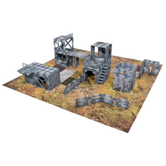 HALO: FLASHPOINT - DELUXE BUILDABLE 3D TERRAIN SET - Mighty Melee Games