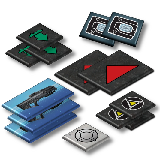 HALO: FLASHPOINT - 1 PLAYER CHARACTER TOKEN SET - Mighty Melee Games