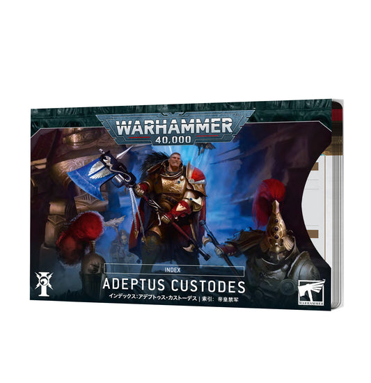 INDEX CARDS: ADEPTUS CUSTODES (ENG) - Mighty Melee Games