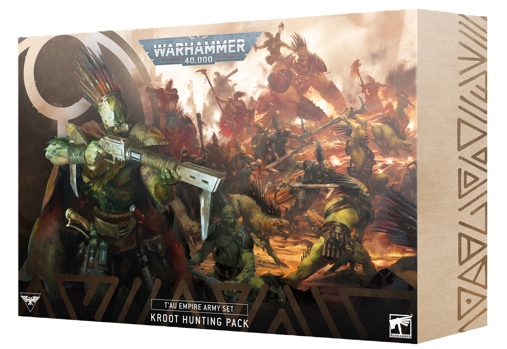 T'AU EMPIRE: ARMY SET -- KROOT HUNTING PACK - Mighty Melee Games