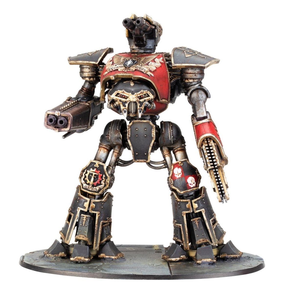 LEGIONS IMPERIALIS: REAVER BATTLE TITAN WITH MELTA CANNON AND CHAINFIST - Mighty Melee Games