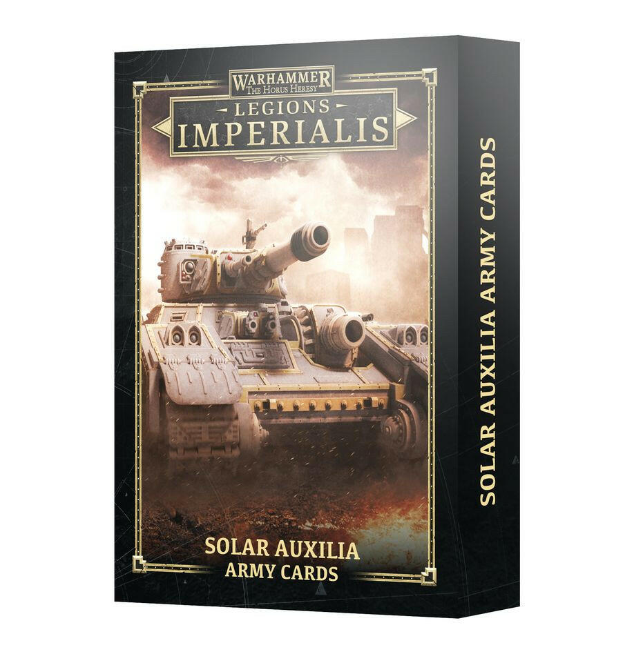 LEGIONS IMPERIALIS: SOLAR AUXILIA ARMY CARDS PACK - Mighty Melee Games