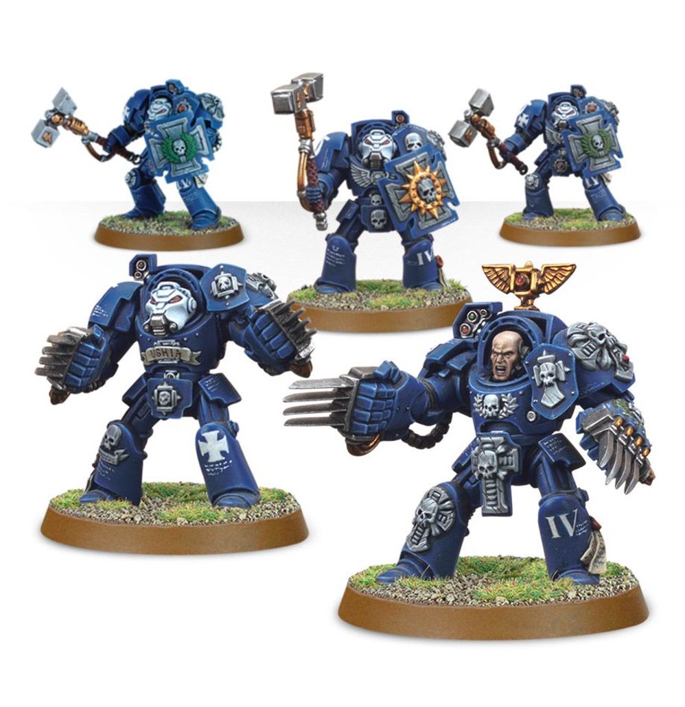 SPACE MARINES TERMINATOR ASSAULT SQUAD - Mighty Melee Games