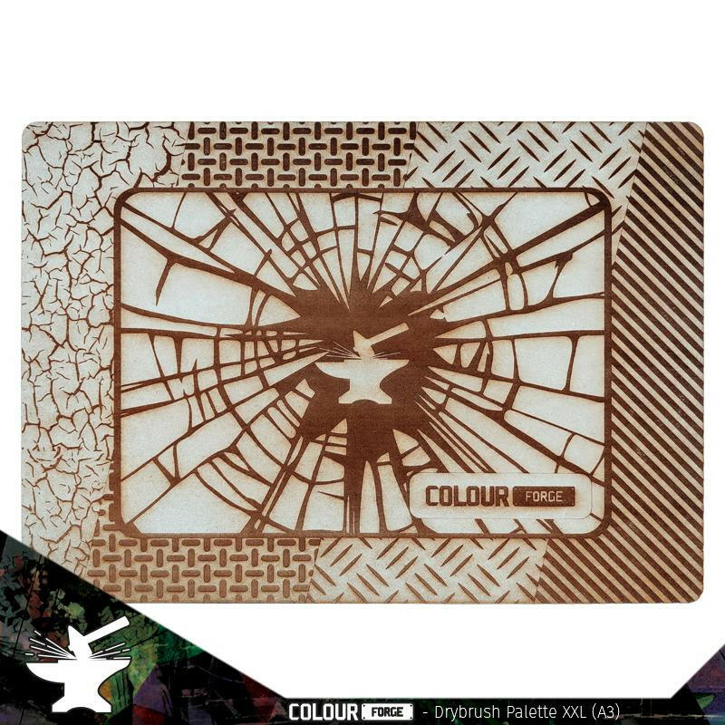 Colour Forge: Dry Brush Palette – XXL - Mighty Melee Games