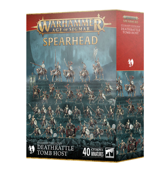 SPEARHEAD: SOULBLIGHT GRAVELORDS: DEATHRATTLE TOMB HOST - Mighty Melee Games