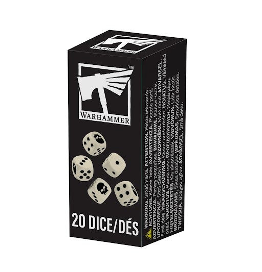 WARHAMMER DICE (20/BOX) - Mighty Melee Games