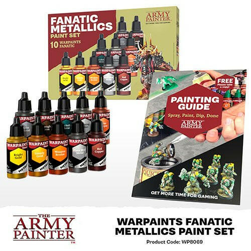 Warpaints Fanatic Metallics Paint Set - Mighty Melee Games